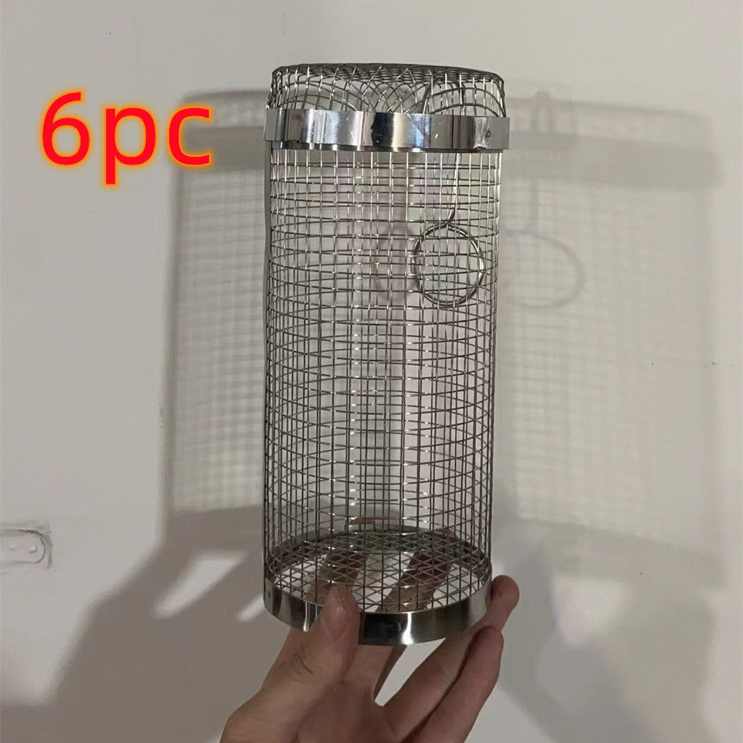 Portable Metal BBQ Grilling Basket for Camping
