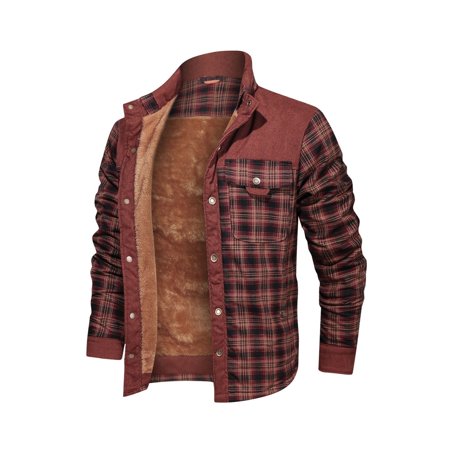 Men's Wool Thick Coat Jacket - World Bazaar Life