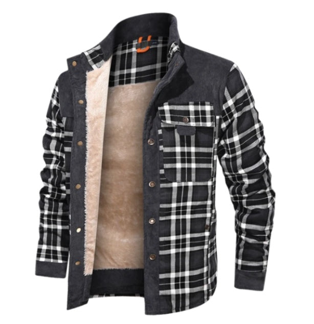 Men's Wool Thick Coat Jacket - World Bazaar Life