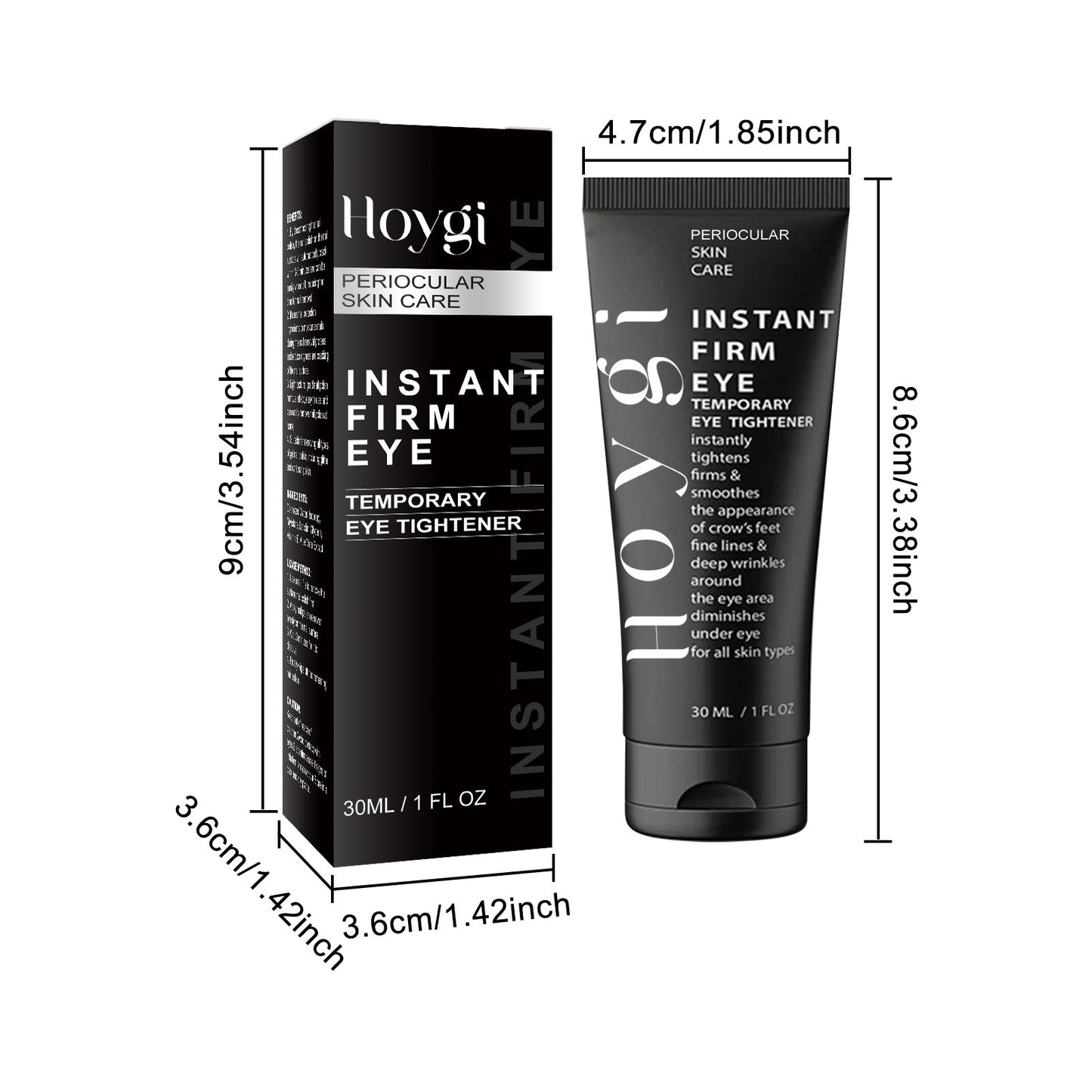 Instant Firming Eye Cream with Hyaluronic Acid, Collagen & Vitamin E