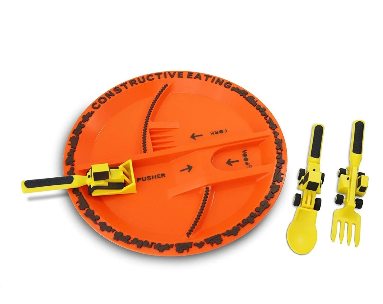 Dinneractive Excavator Spoon Utensil & Cutlery Set – Fast Delivery