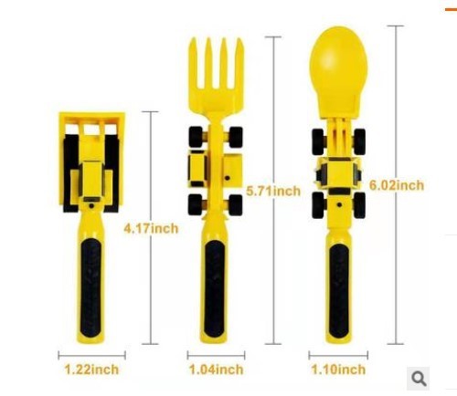 Dinneractive Excavator Spoon Utensil & Cutlery Set – Fast Delivery