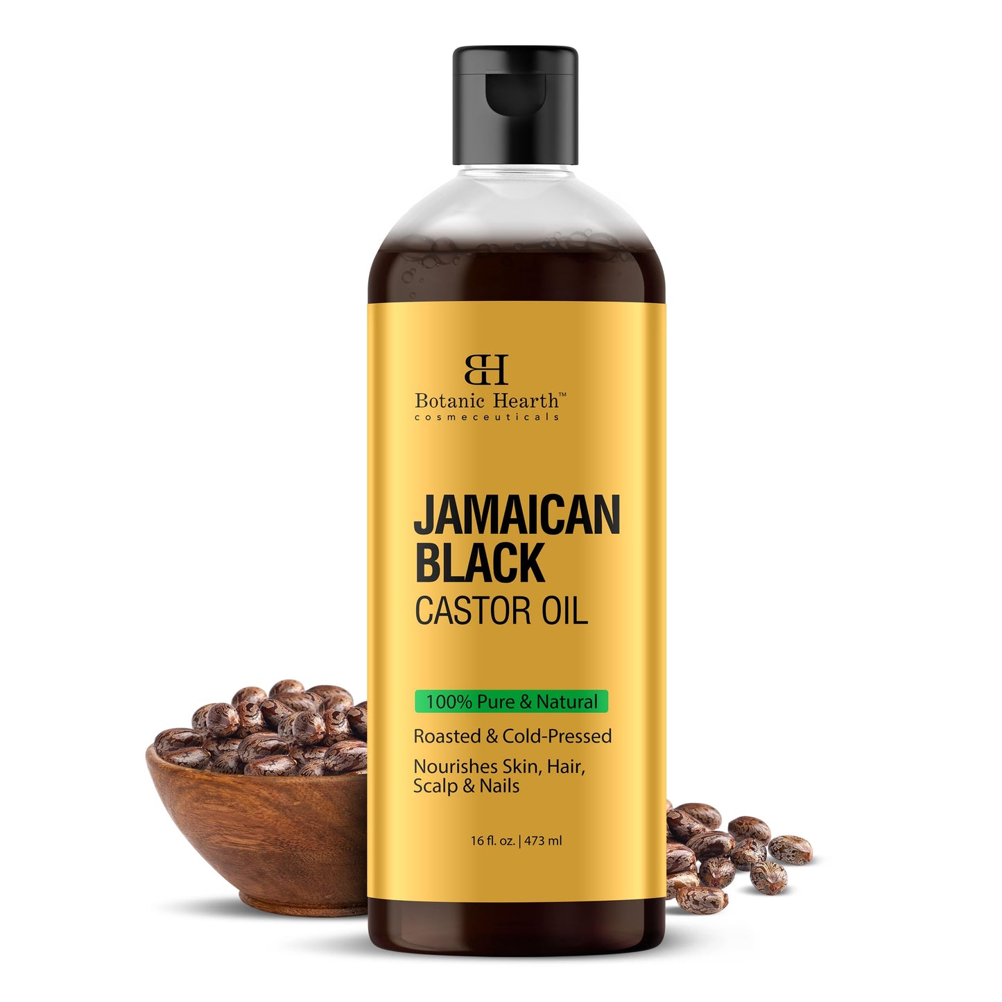 Botanic Hearth 100% Pure Rosemary Oil For Hair Growth (6.7 fl oz) Infused With Biotin, Jojoba & castor Oil | Nourishing & Volumizing | Non GMO Verified