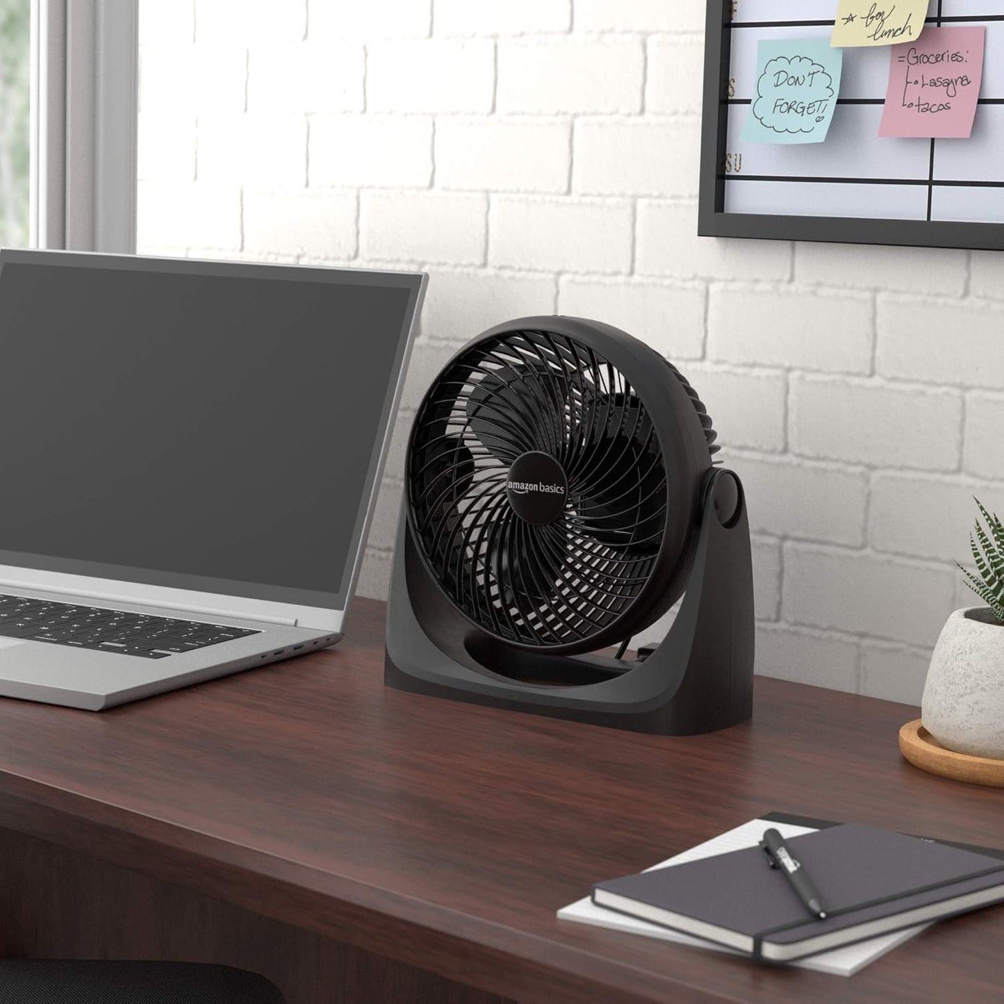 Compact Air Circulator Fan – Black.