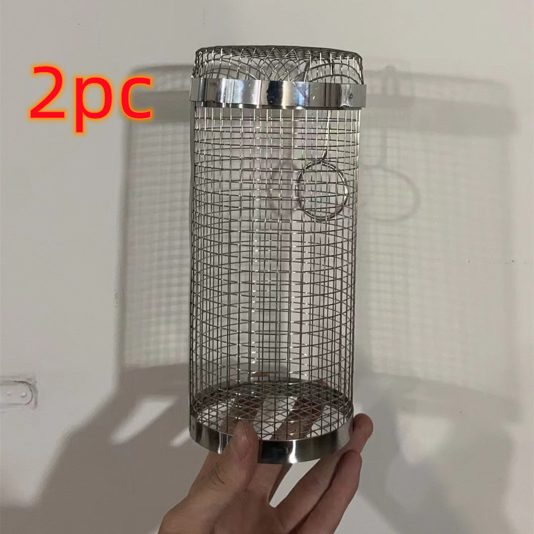 Portable Metal BBQ Grilling Basket for Camping
