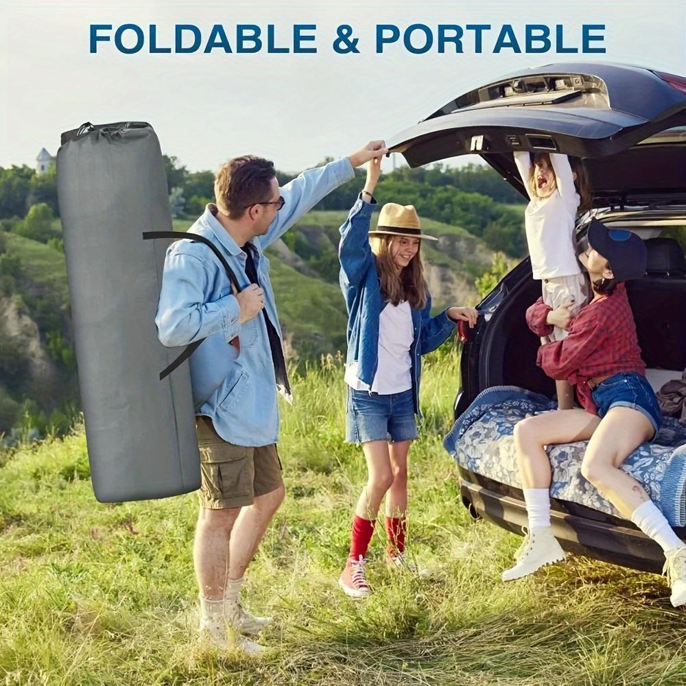 Black Heavy Duty Foldable Camp Cot with Bag – Portable & Durable