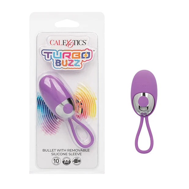 UD_Turbo Buzz Bullet Stimulator w/Removable Silicone Sleeve