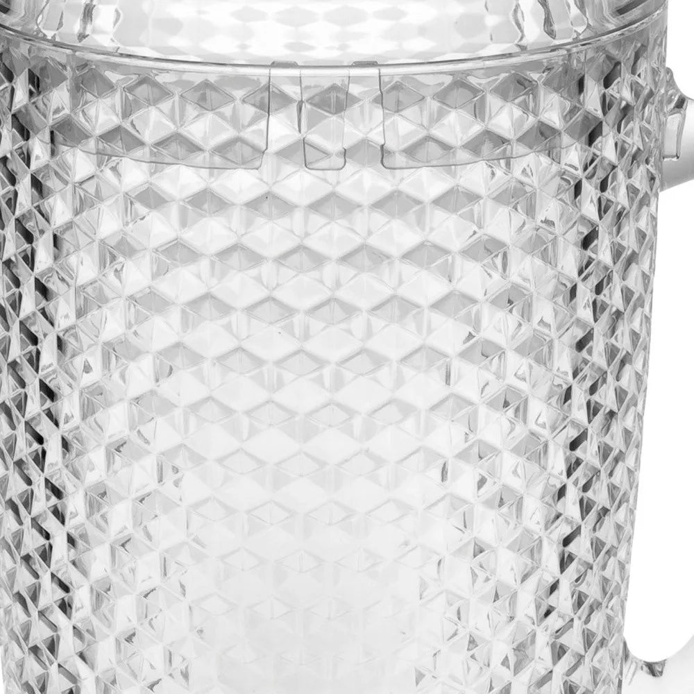2.5 Quart Clear Diamond Acrylic Serving Pitcher HMS Drinkware