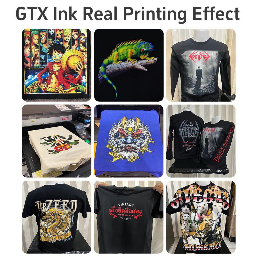 Eco Friendly GTX Ink Bags with Chip 700ml Ultra White Coverage Skin Safe for Brother GTX Printer 600 400 422 423 424 425 600