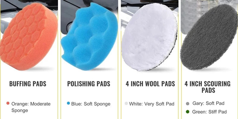 UNTIOR Electric Drill Brush Kit Power Scrubber Brush Attachments Set Scrub Wash Brushes Tools for Car Floor Tires Toilet Cleanin-World Bazaar Life