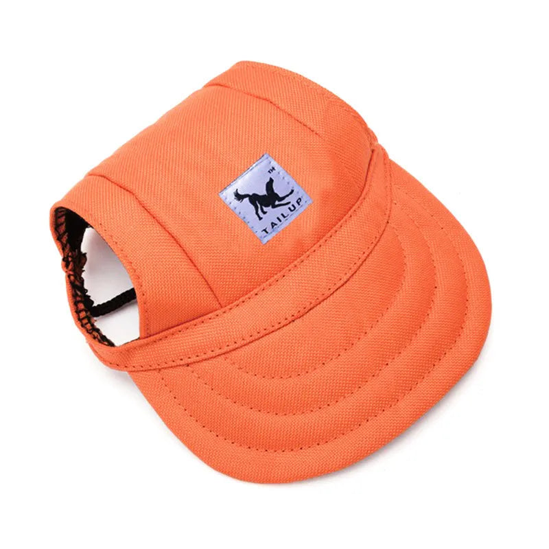 CutePaws Adjustable Dog Baseball Hat with Ear Holes for Small Pets-World Bazaar Life