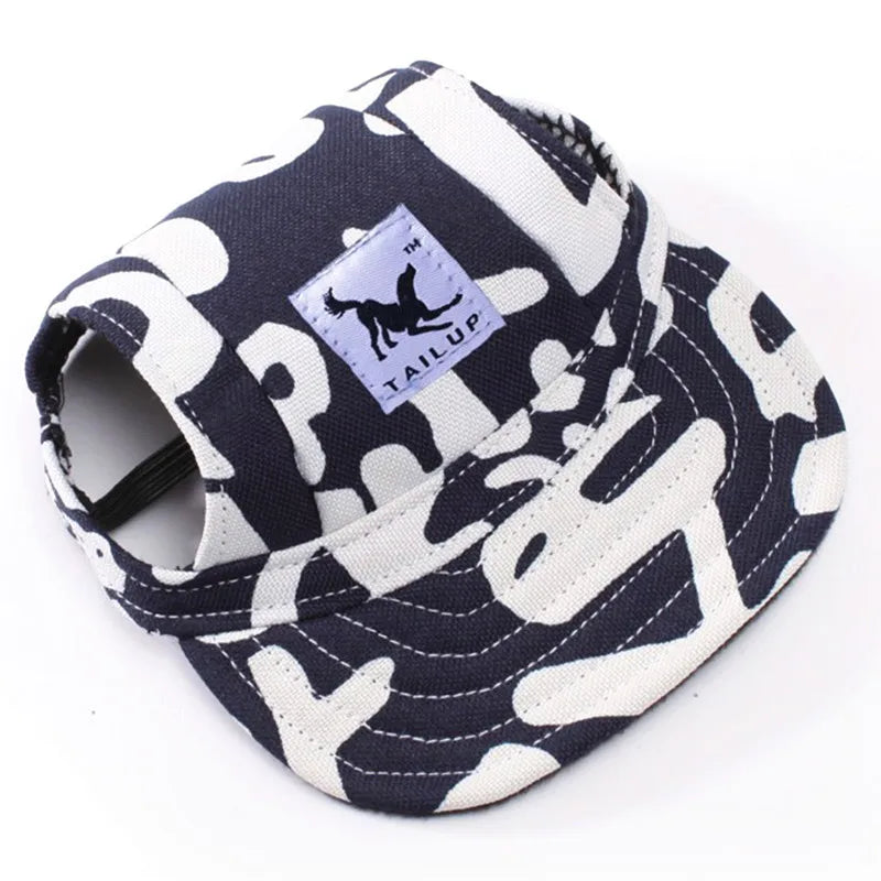 CutePaws Adjustable Dog Baseball Hat with Ear Holes for Small Pets-World Bazaar Life