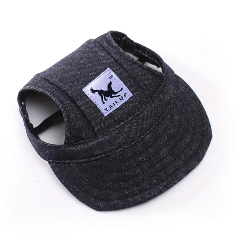 CutePaws Adjustable Dog Baseball Hat with Ear Holes for Small Pets-World Bazaar Life