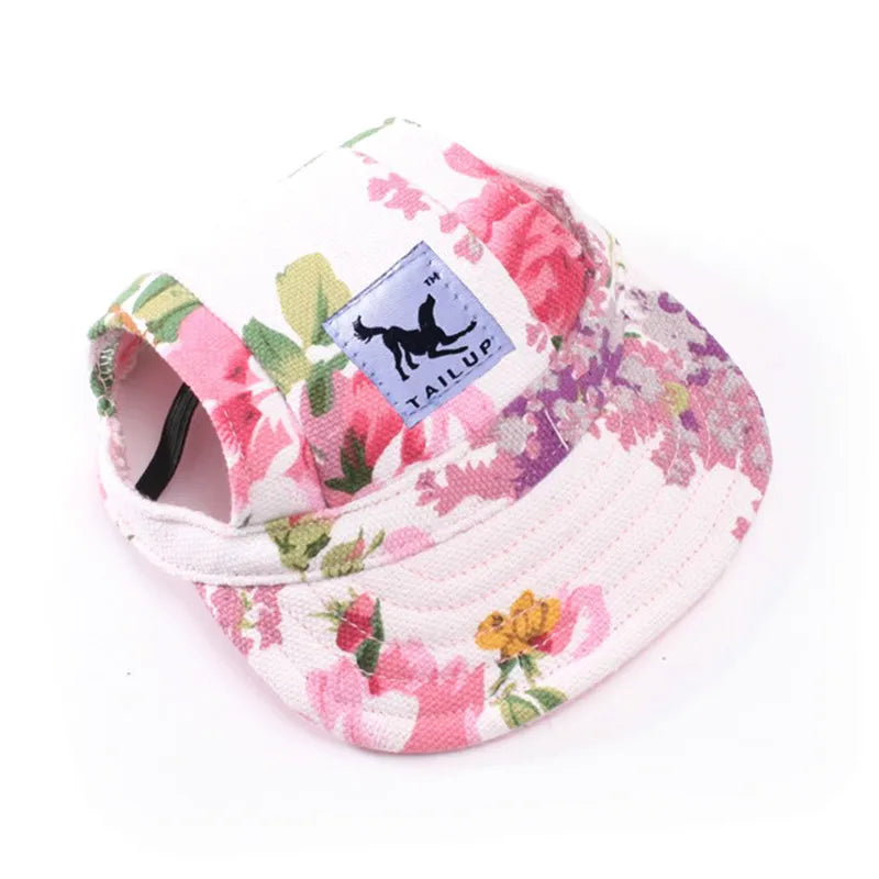 CutePaws Adjustable Dog Baseball Hat with Ear Holes for Small Pets-World Bazaar Life