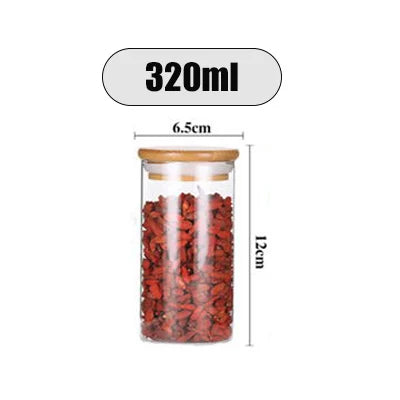 Glass Cereal Storage Jars – Sealed Kitchen Food Containers-World Bazaar Life