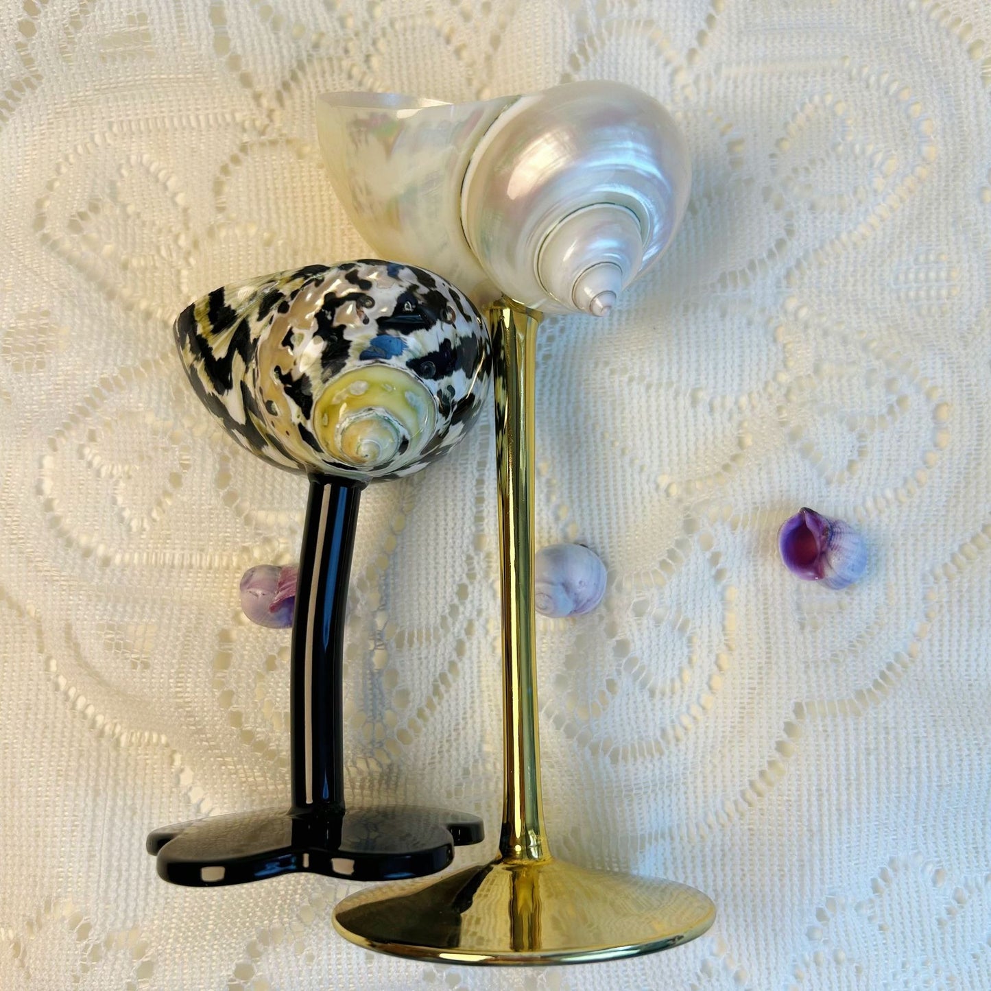 Ins Handmade Shell Conch Wine Glass Aromatherapy Dish-World Bazaar Life
