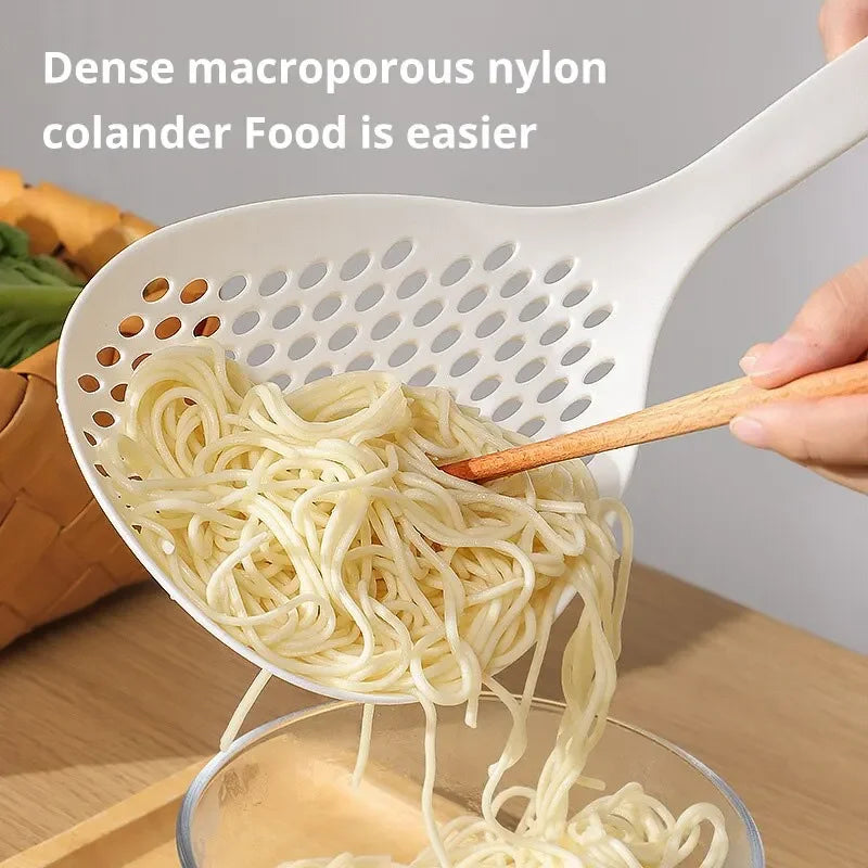 Heat-Resistant Dumpling Strainer Spoon.