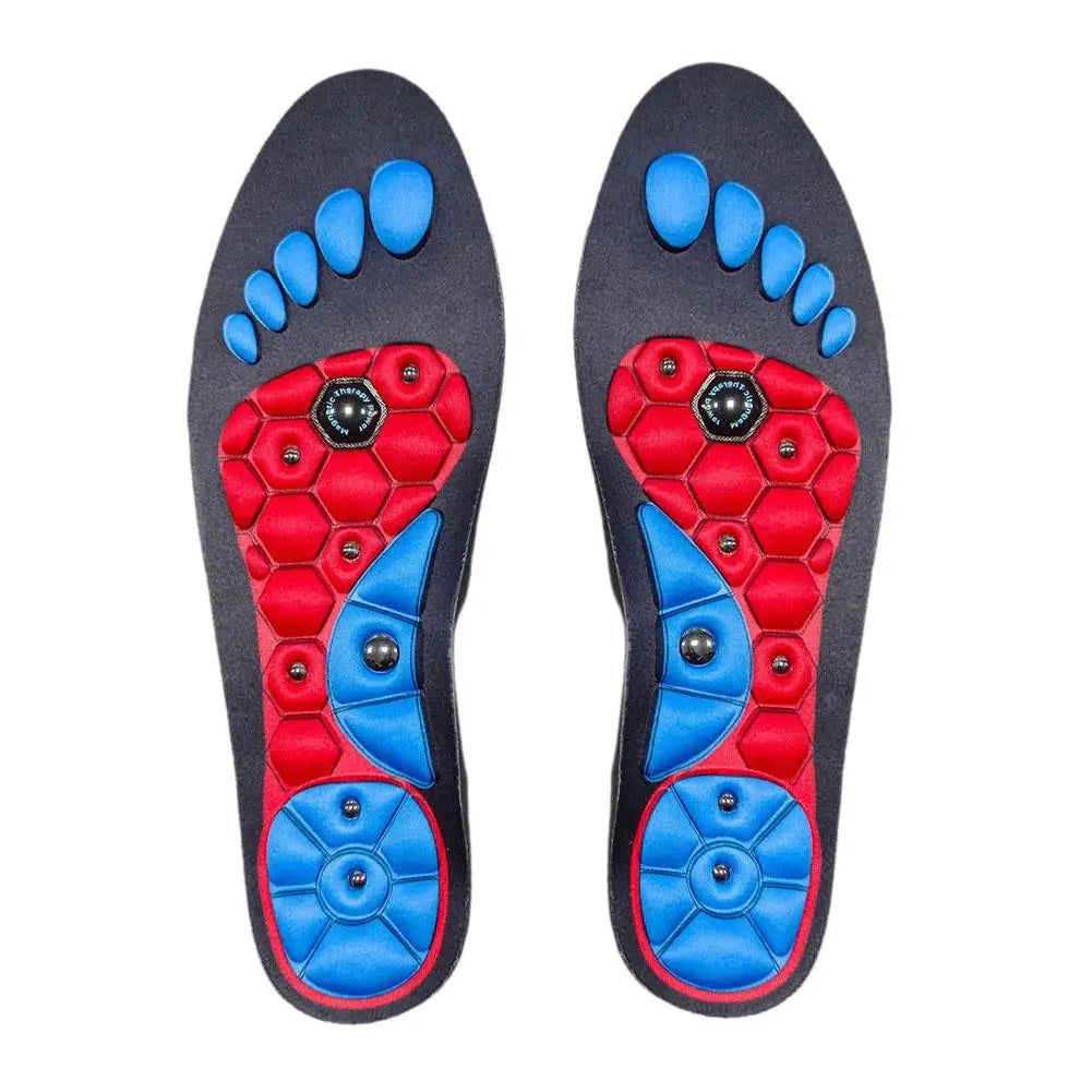 1 Pair High-end Acupressure Foot Insoles for Men Women Orthopedic Gel Magnetic Shoe Inserts Magnet Technology Support Insole - World Bazaar Life