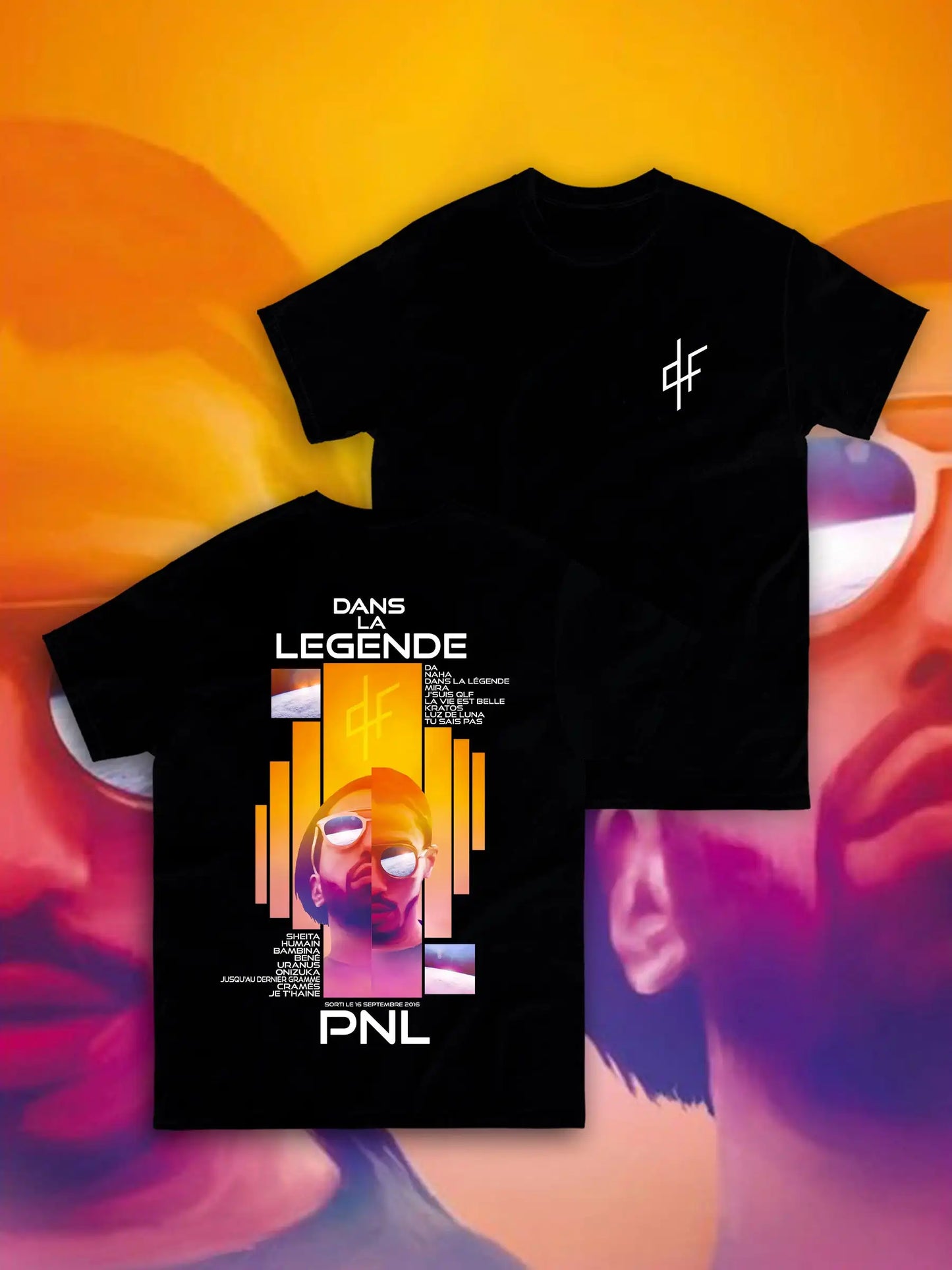 Le Monde Chico T Shirt PNL Album French Rapper Graphic Print T-shirt Men Women Hip Hop Fashion Short Sleeve Tee Shirt Streetwear-World Bazaar Life