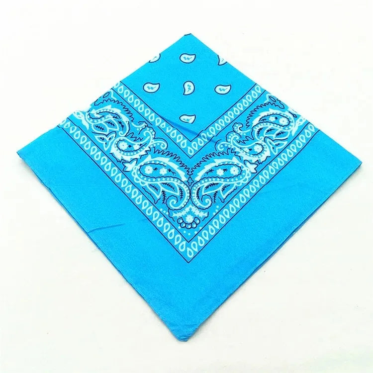 Unisex Men Women Bandana Hairband Cowboy Mens Biker Sports Headwear Wrist Hairwrap Single Sided Head Wrap Scarf Paisley - World Bazaar Life