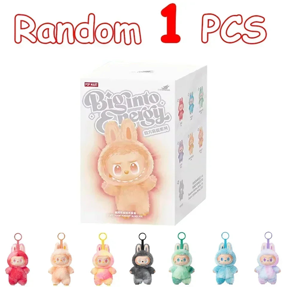 For Labubu 3 Heartbeat Macaron Enamel The Monsters Face Blind Box Pvc Figurine Tabletop Ornament Kawaii Doll Kid Birthday Gift