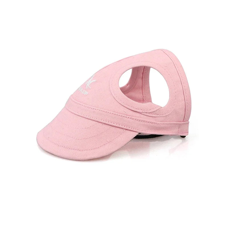 Adjustable Pet Dog Baseball Cap with Ear Holes for Small Medium Dogs Summer Dog Sun Hat Outdoor Hiking Pet Products-World Bazaar Life
