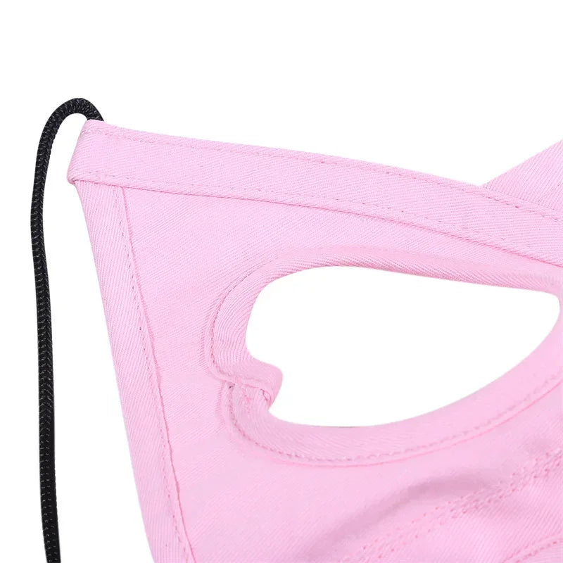 Small Puppy Pets Summer Solid Color Cap Dog Baseball Visor Hat Outdoor Accessories Sun Bonnet Travelhelmet-World Bazaar Life