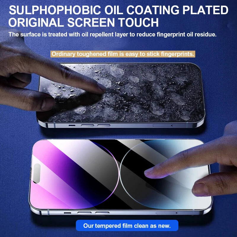 3-Pack Premium Tempered Glass Screen Protectors for iPhone 14, 13, 15, 11, 16 Pro Max & More - Top-Rated, User-Friendly