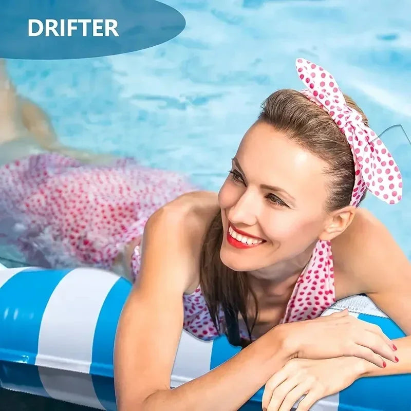 Inflatable Float Hammock for Adults - Perfect Poolside Lounging & Water Sports Accessory-World Bazaar Life