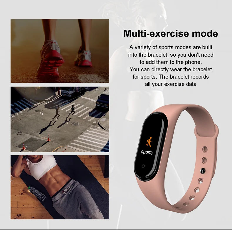 SmartFit Pro Wasserdichte Smartwatch – Blutdruck- und Herzfrequenzmesser