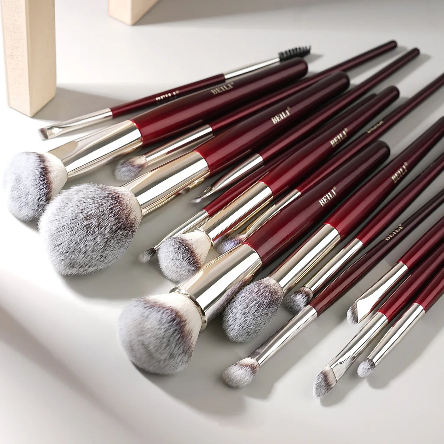BEILI 9/15/30Pcs Pro Makeup Brushes Suitable for Foundation Powder Concealer Eyeshadow Eyebrow Eyelashes Eyeliner Brush Set-World Bazaar Life