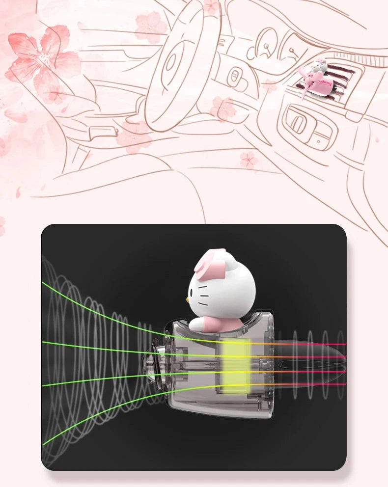 Sanrio Accesiories Hello Kitty Car Small Plane Fragrance Car Decoration Accessories Kawaii Outlet Air Freshener New Hot Sale-World Bazaar Life