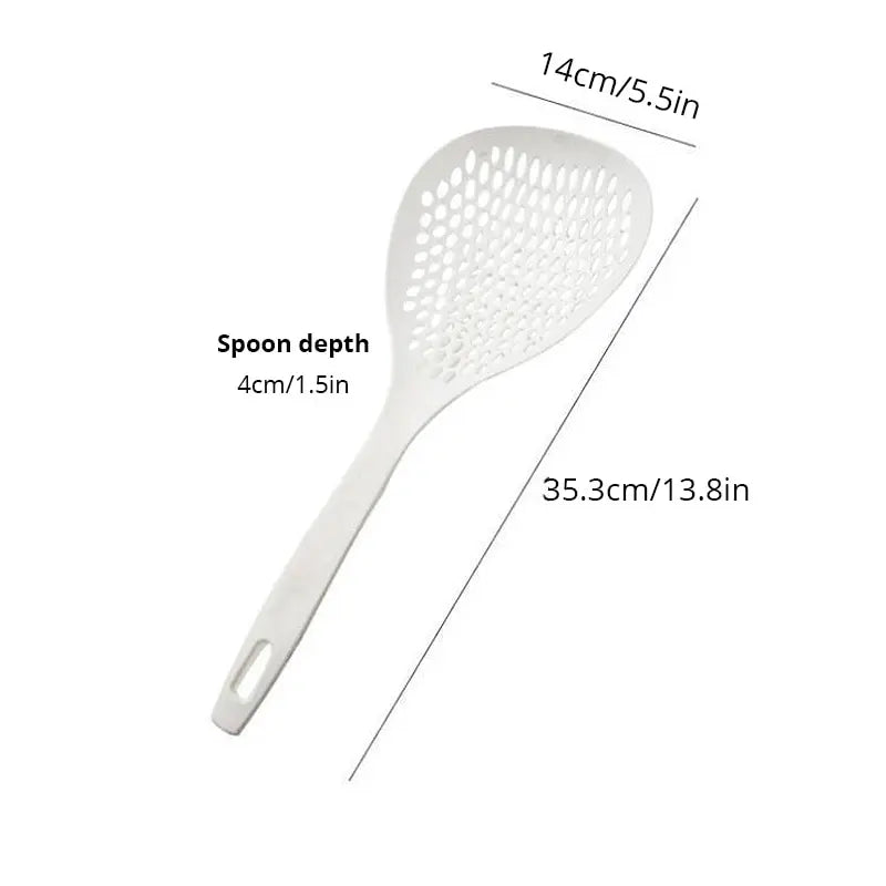 Heat-Resistant Dumpling Strainer Spoon.