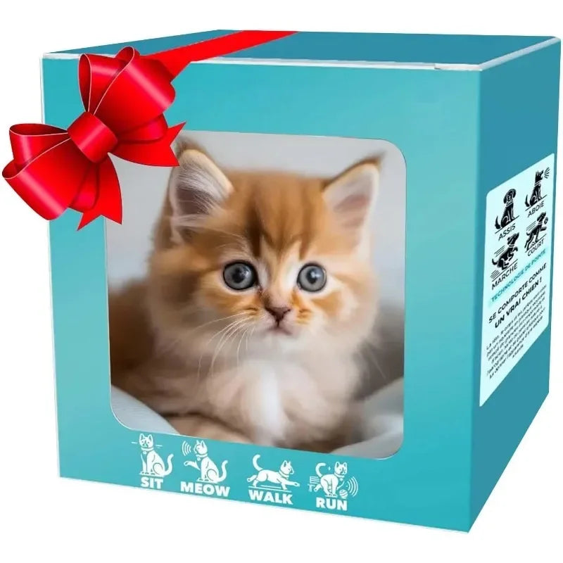 Interactive Kitty Robot Cat Plush Toy