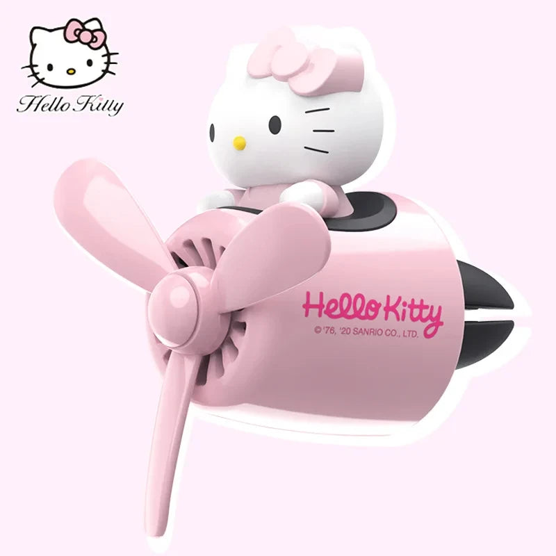 Sanrio Accesiories Hello Kitty Car Small Plane Fragrance Car Decoration Accessories Kawaii Outlet Air Freshener New Hot Sale-World Bazaar Life