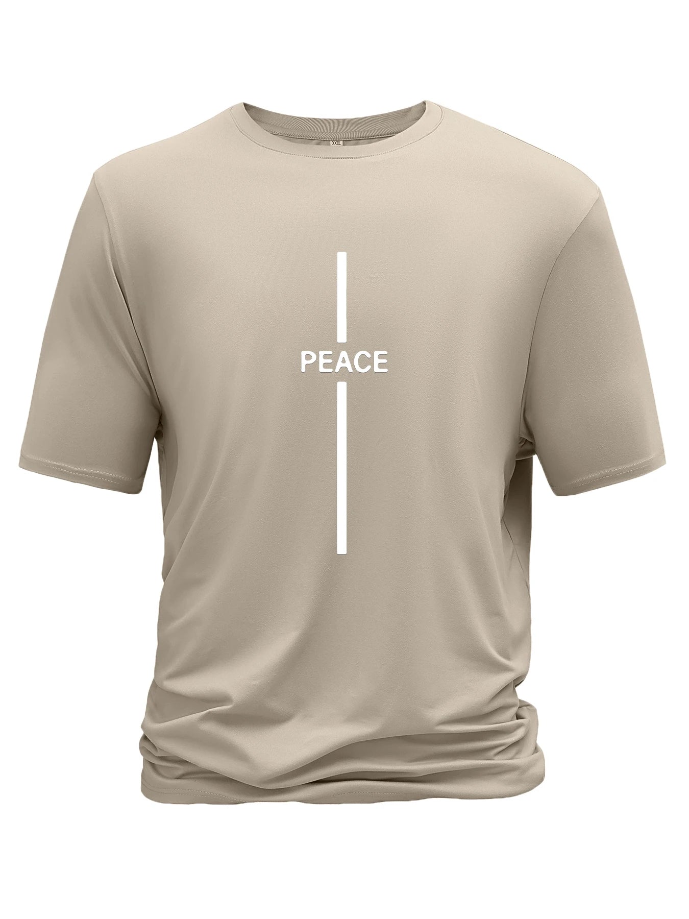 TOQUCL Men's T-Shirt Short Sleeve Crew Neck Print Top in Sports for Spring / Summer Casual Wear
