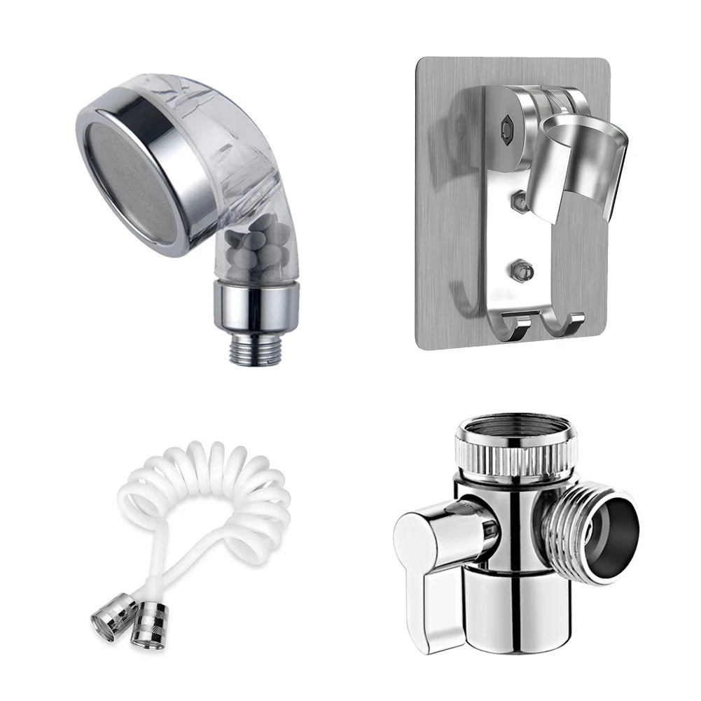 Shower Faucet Set with Handheld Sprayer & Sink Booster-World Bazaar Life