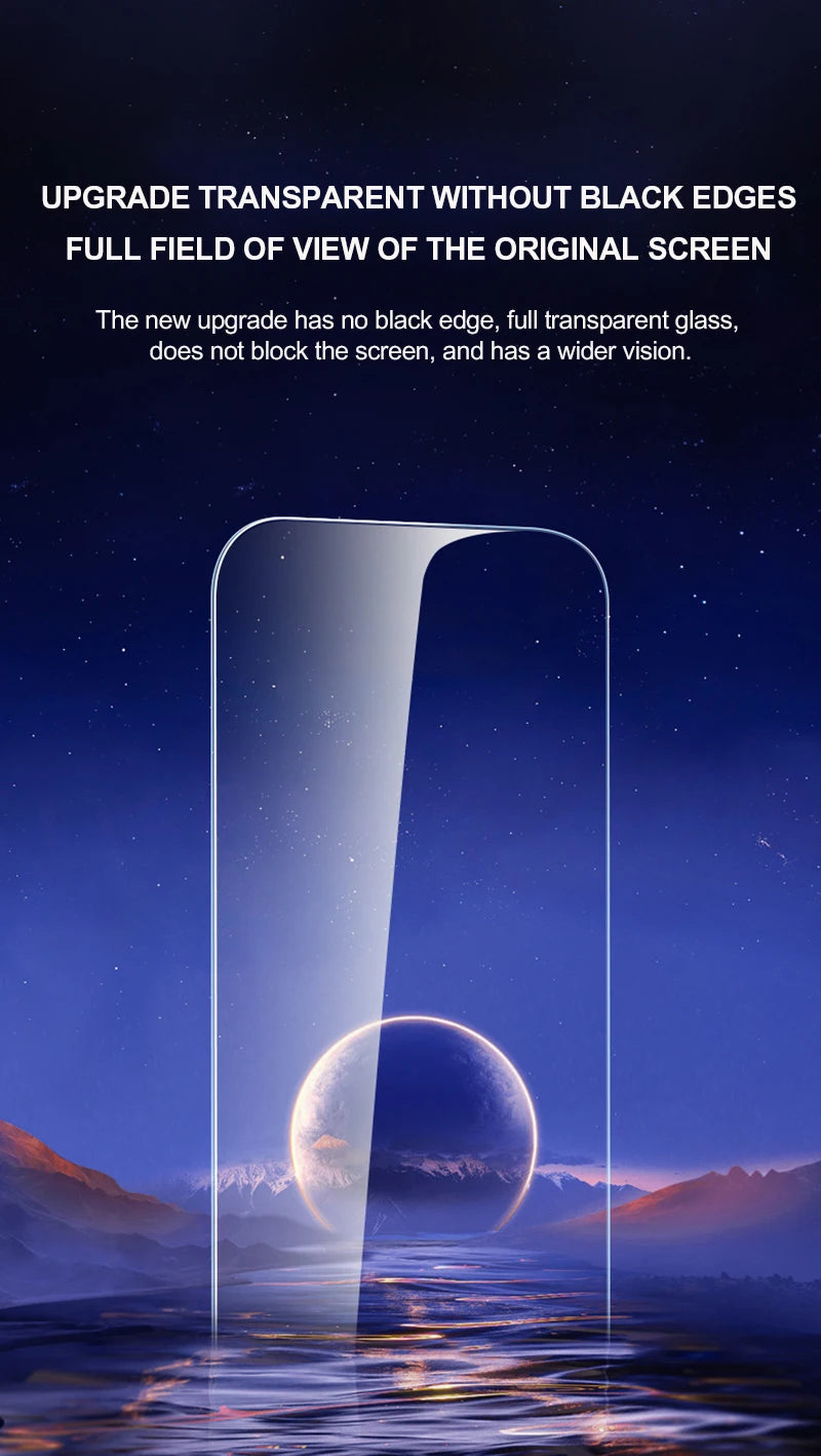 3-Pack Premium Tempered Glass Screen Protectors for iPhone 14, 13, 15, 11, 16 Pro Max & More - Top-Rated, User-Friendly