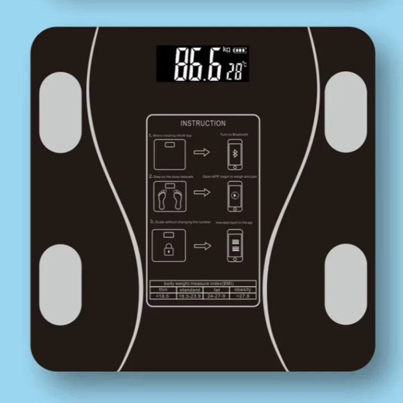 High-precision weight scale for weight loss can be connected to mobile phone intelligent and accurate Bluetooth body fat scale