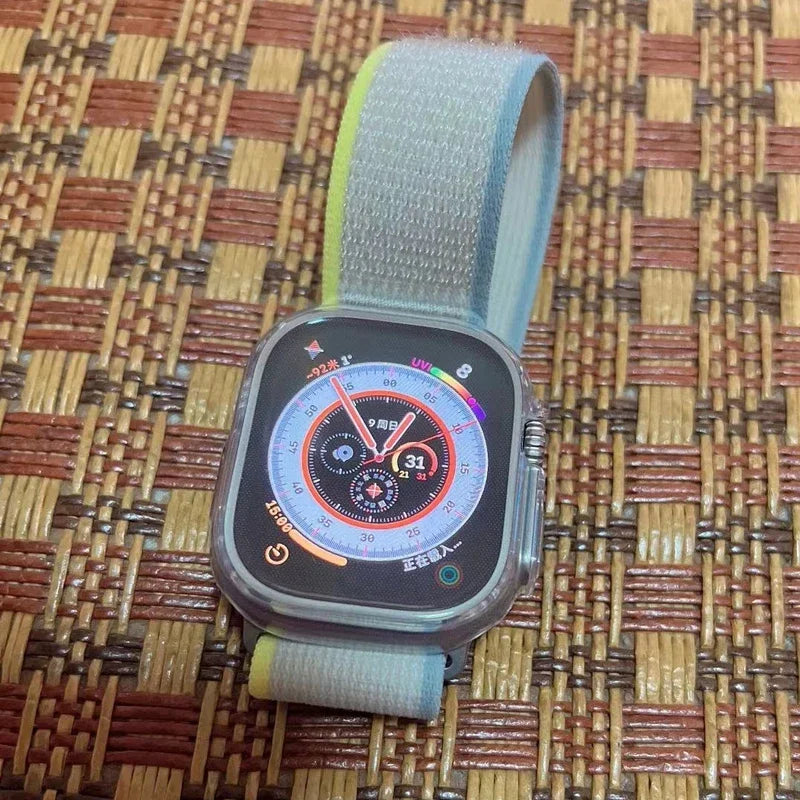 Ultra 49mm for Apple watch Case 45MM 41MM 44MM 40MM 42MM Transparent Cover Screen Protector Apple Watch Series 3 4 5 6 SE 7 8 - World Bazaar Life