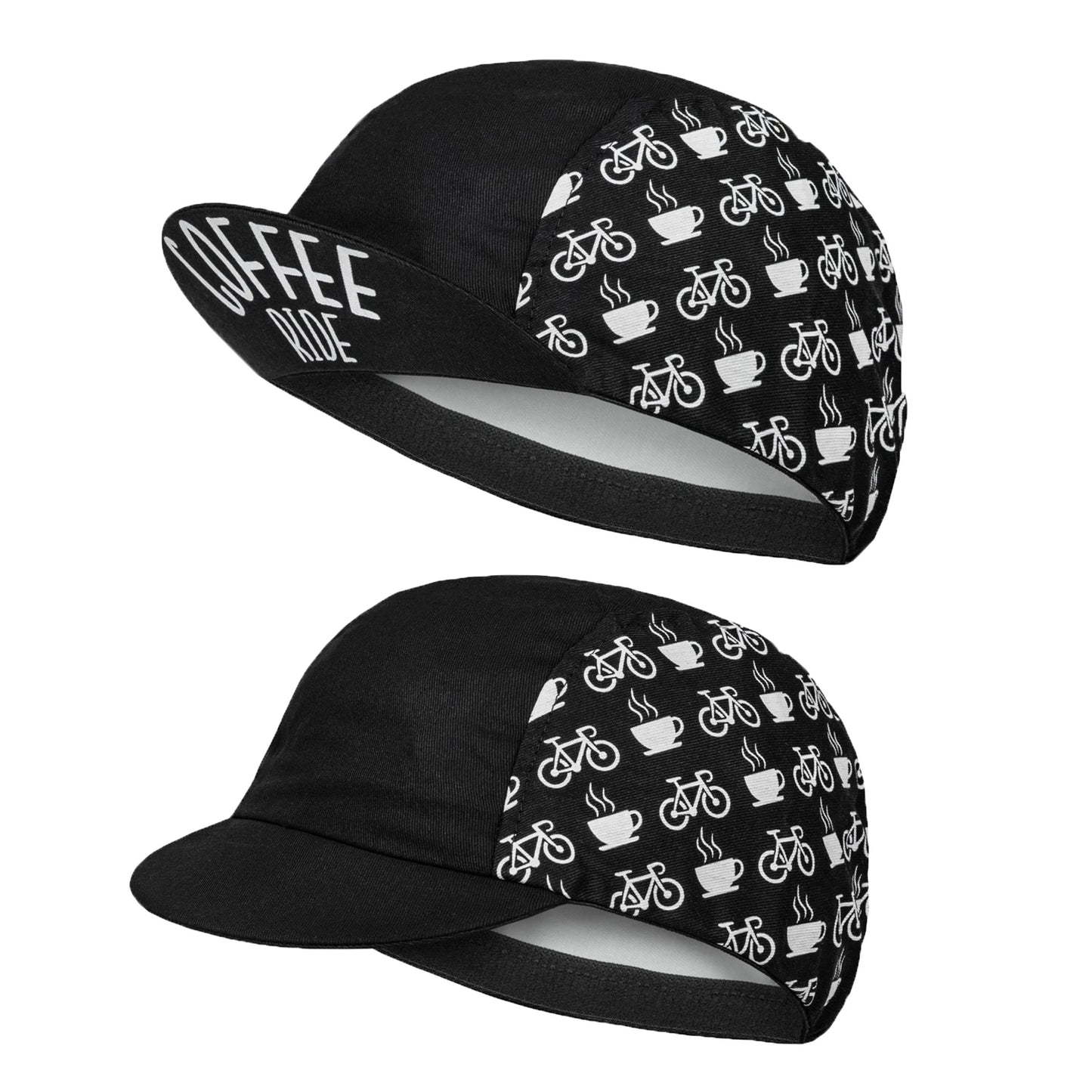 SweetMatt Classic Retro Beer Coffee Ice Cream Cartoon Polyester Cycling Caps Bicycle Quick Dry Sports Hats Summer Bike Balaclava