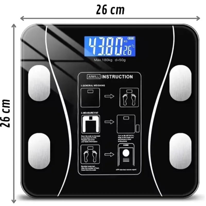 Body fat scale for weight loss special intelligent precision weight scale for girls' small electronic body fat scale