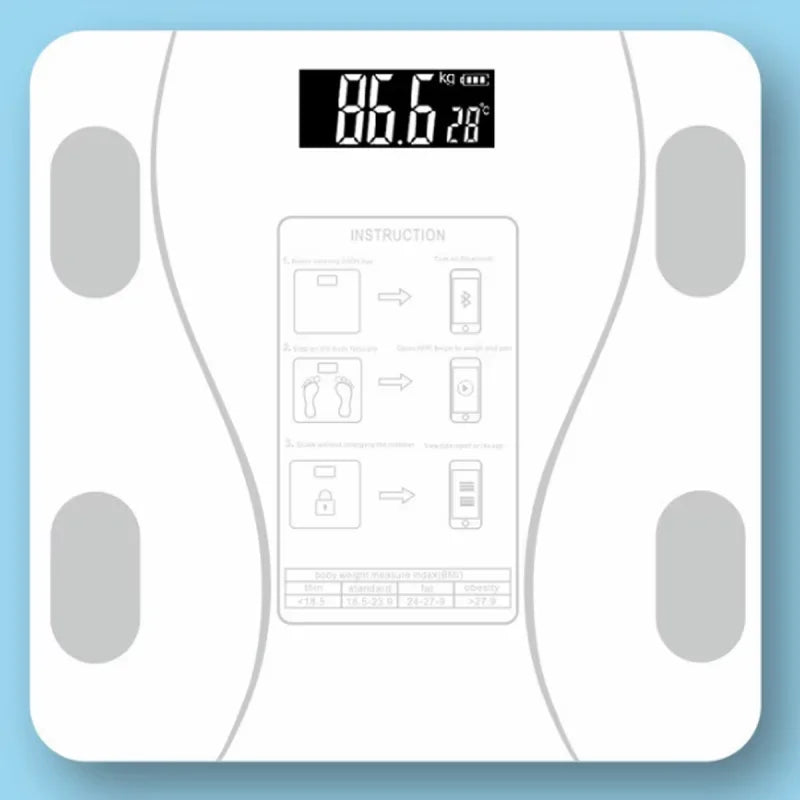 Body fat scale for weight loss special intelligent precision weight scale for girls' small electronic body fat scale