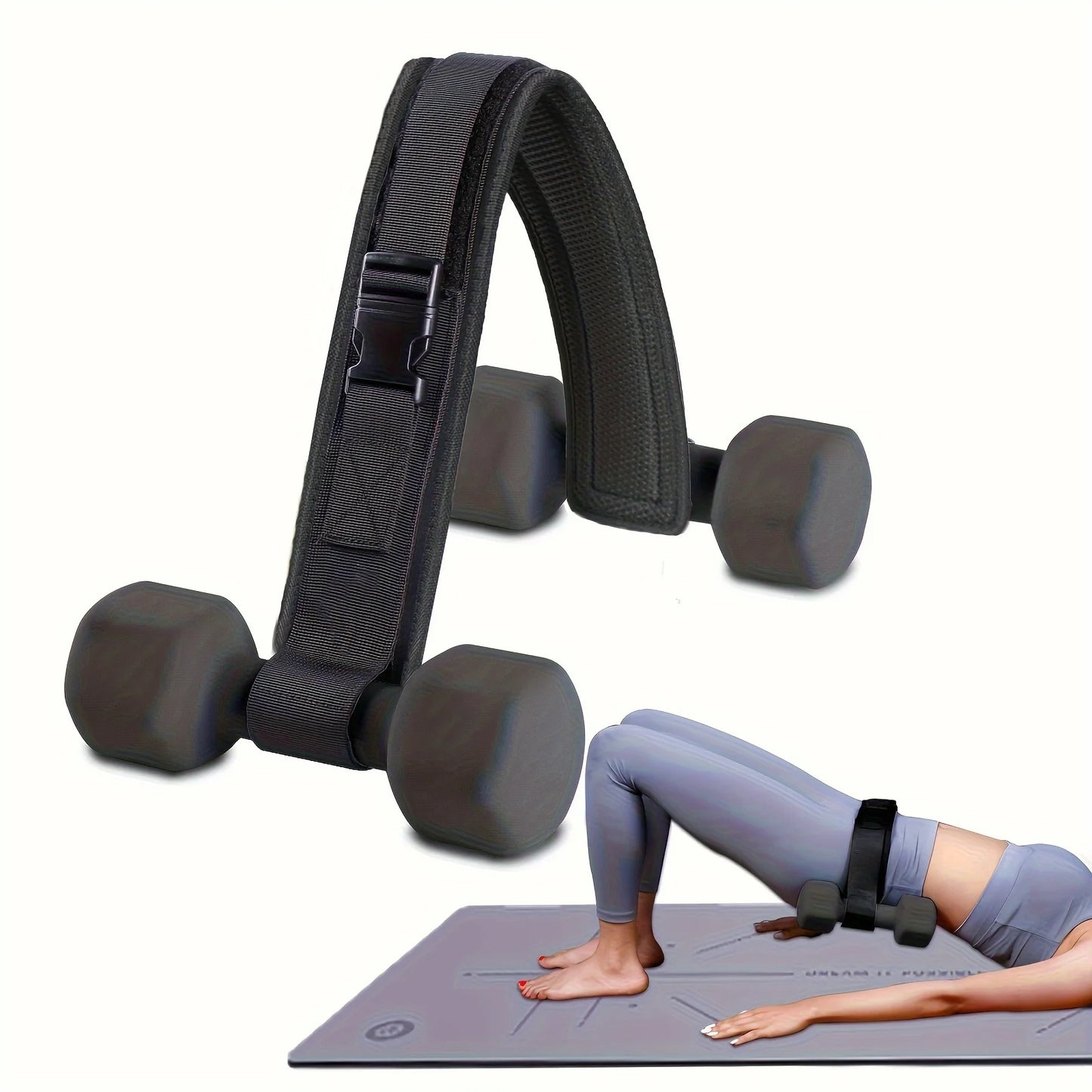 1 Stück Pro-Grade Hip Thrust Belt – Verbessern Sie Krafttraining, Körperübungen und Pilates mit Hanteln und Kugelhanteln