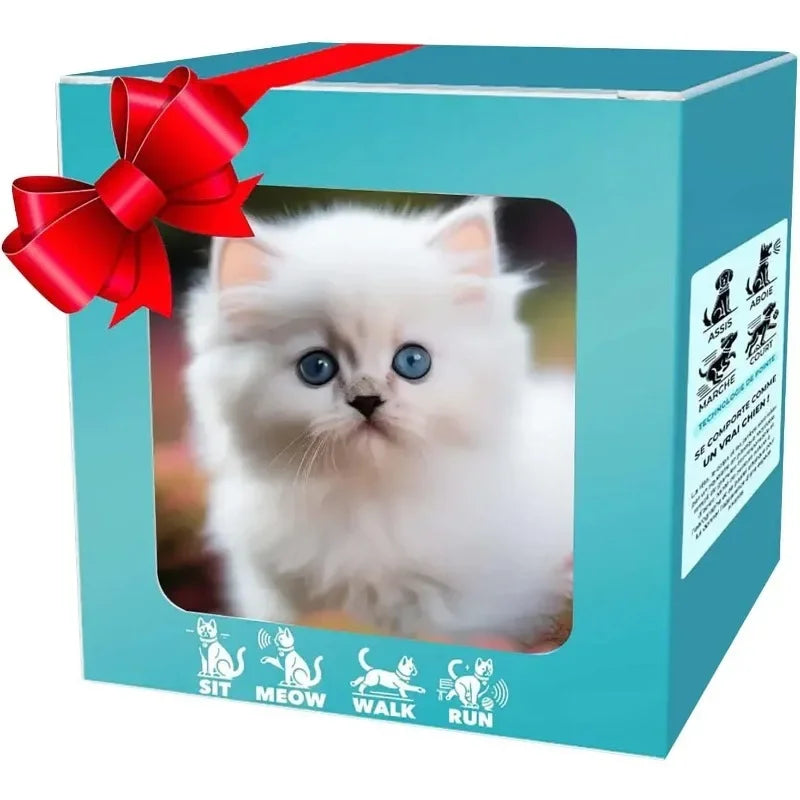 Interactive Kitty Robot Cat Plush Toy
