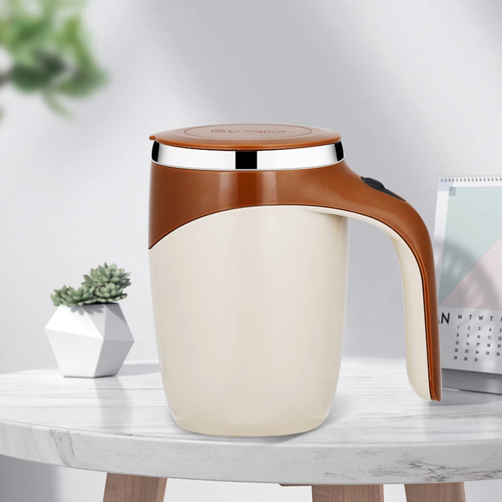 Magnetic Self-Stirring Mug – USB Rechargeable Coffee Mixer Cup-World Bazaar Life