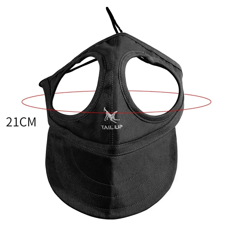 Small Puppy Pets Summer Solid Color Cap Dog Baseball Visor Hat Outdoor Accessories Sun Bonnet Travelhelmet-World Bazaar Life