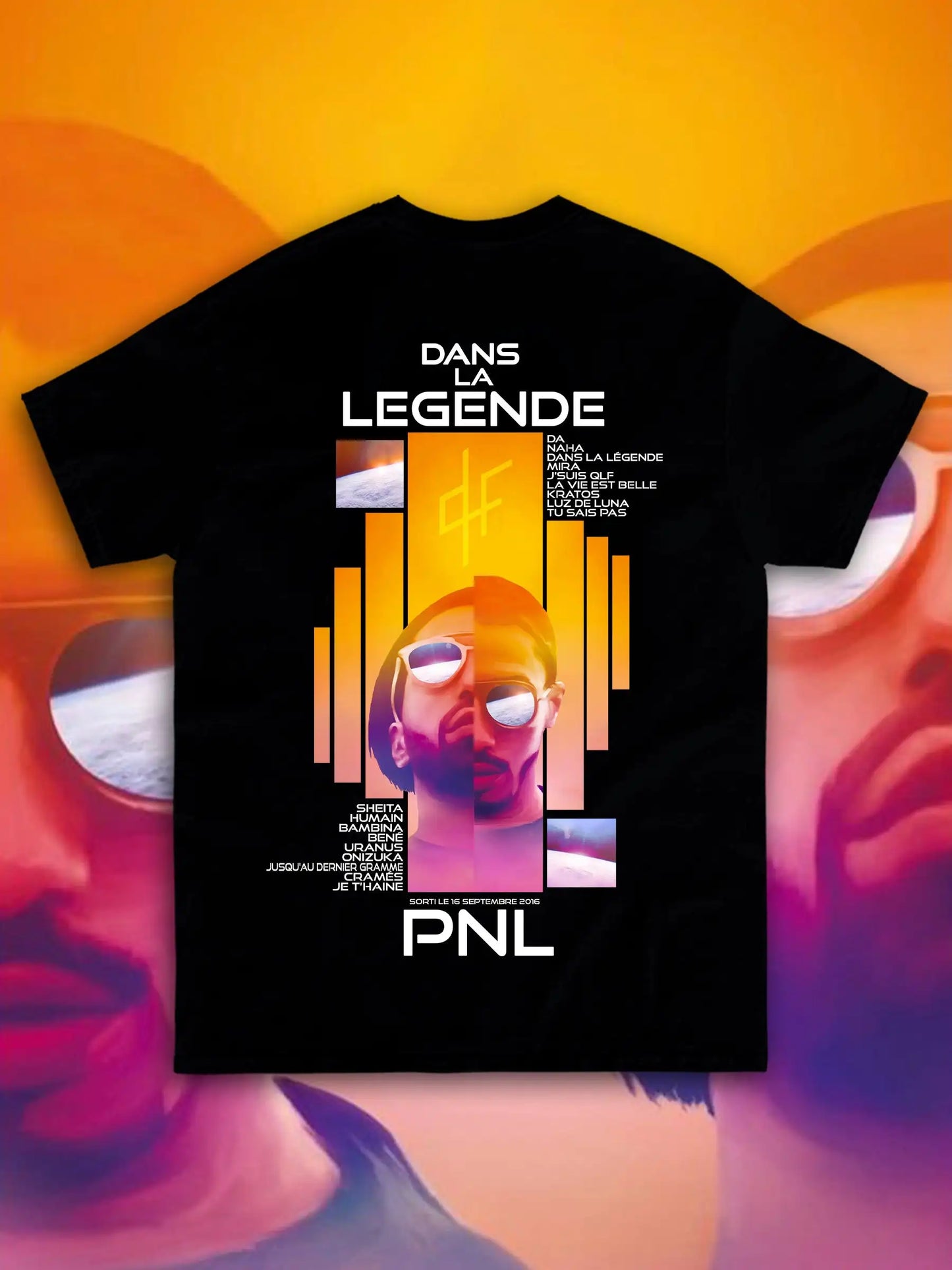 Le Monde Chico T Shirt PNL Album French Rapper Graphic Print T-shirt Men Women Hip Hop Fashion Short Sleeve Tee Shirt Streetwear-World Bazaar Life