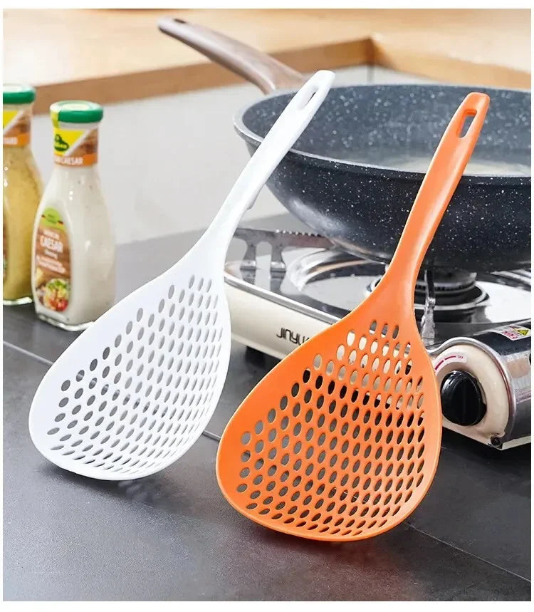 Heat-Resistant Dumpling Strainer Spoon.