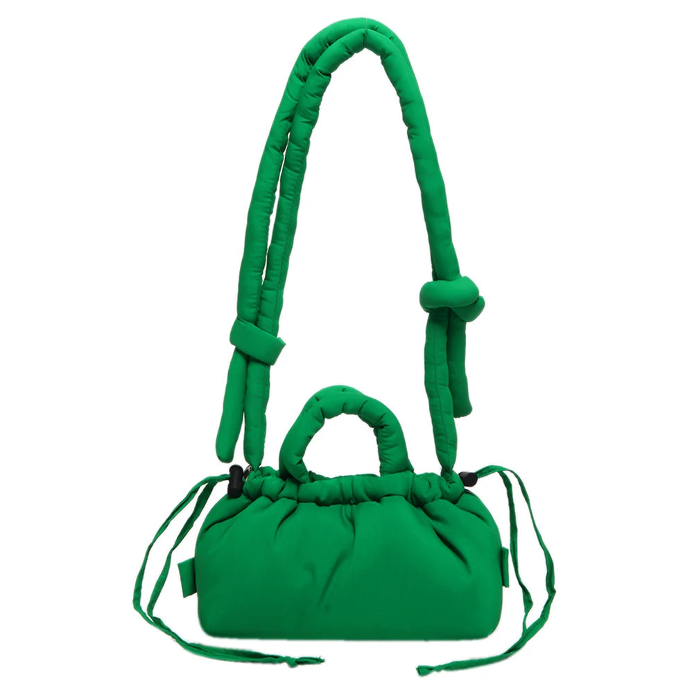 Puffer Tote Bag for Women Lightweight Down Cotton Padded Crossbody Bag Large Capacity Handbag Puffy Purse for Shopping Travel ?-World Bazaar Life